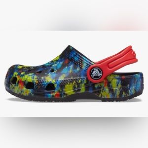 New Toddler Tie Dye Crocs